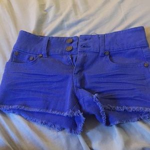 Blue shorts
